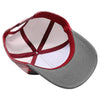 PB225W Five Panel Western Rope [Charcoal/Burgundy]