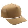 PB311 Five Panel High Frame Rope Perforated [Beige/White]