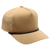 PB311 Five Panel High Frame Rope Perforated [Beige/Black]