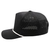 PB311 Five Panel High Frame Rope Perforated [Black/White]