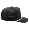 PB311 Five Panel High Frame Rope Perforated [Black/White]