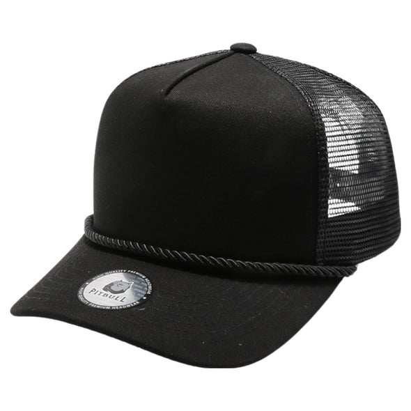 PB225 UVP Five Panel Under Visor Rope Flag Texas [Black]