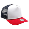 PB225 UVP Five Panel Under Visor Rope Flag Texas [White/Navy/Red]