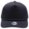 PB225 UVP Five Panel Under Visor Rope Flag Texas [Navy]