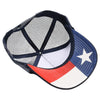PB225 UVP Five Panel Under Visor Rope Flag Texas [Navy]
