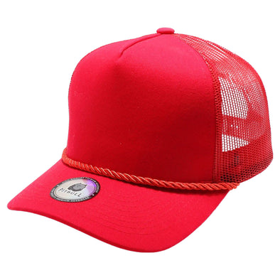 PB225 UVP Five Panel Under Visor Rope Flag USA [Red]