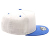 PB292 Two Tone 5-Panel Snapback Hat (Cream/Royal)
