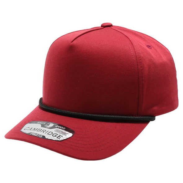 PB273R 5-Panel High Frame Rope (Burgundy)
