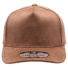 PB283 5-Panel Suede Snapback [Dark Brown]