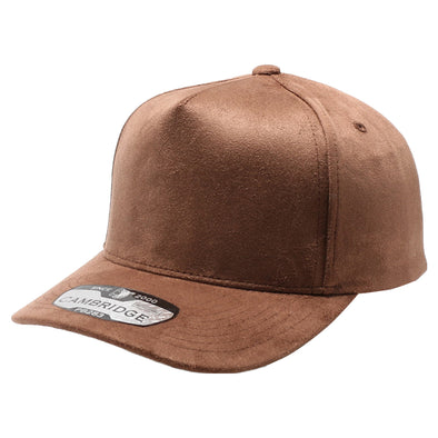 PB283 5-Panel Suede Snapback [Dark Brown]