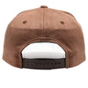 PB283 5-Panel Suede Snapback [Dark Brown]