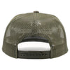 PB285M Five Panel Old School Camo High Frame Meshback [Olive]