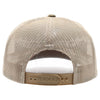 PB285M Five Panel Old School Camo High Frame Meshback [Khaki]