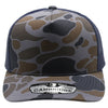 PB285M Five Panel Old School Camo High Frame Meshback [Navy]