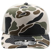 PB285M Five Panel Old School Camo High Frame Meshback [Cream]
