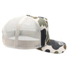 PB285M Five Panel Old School Camo High Frame Meshback [Cream]