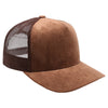 PB283M 5-Panel Suede Meshback Snapback [Dark Brown]