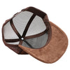 PB283M 5-Panel Suede Meshback Snapback [Dark Brown]