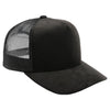 PB283M 5-Panel Suede Meshback Snapback [Black]