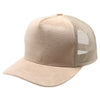 PB283M 5-Panel Suede Meshback Snapback [Light Tan]