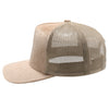 PB283M 5-Panel Suede Meshback Snapback [Light Tan]