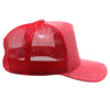 PB283M 5-Panel Suede Meshback Snapback [Red]