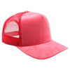 PB283M 5-Panel Suede Meshback Snapback [Red]