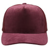 PB283M 5-Panel Suede Meshback Snapback [Burgundy]