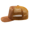PB283M 5-Panel Suede Meshback Snapback [Brown]
