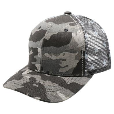 PB224 Blank Tactical Operator Trucker Hats Wholesale [Black.Camo]
