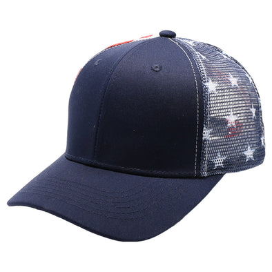 PB224 Blank Tactical Operator Trucker Hats Wholesale [Navy]