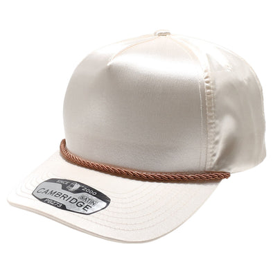 PB273 5-Panel Rope Satin Structured [Cream]