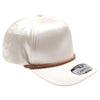 PB273 5-Panel Rope Satin Structured [Cream]