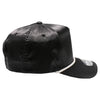 PB273 5-Panel Rope Satin Structured [Black]