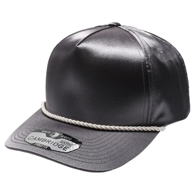 PB273 5-Panel Rope Satin Structured [D.Gray]