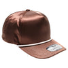 PB273 5-Panel Rope Satin Structured [Brown]