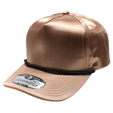 PB273 5-Panel Rope Satin Structured [Coyote Brown]
