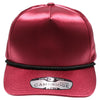 PB273 5-Panel Rope Satin Structured [Burgundy]