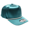 PB273 5-Panel Rope Satin Structured [Teal]