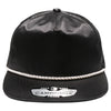 PB303 5-Panel Rope Satin Unstructured [Black]