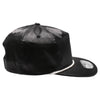 PB303 5-Panel Rope Satin Unstructured [Black]