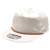 PB303 5-Panel Rope Satin Unstructured [Cream]