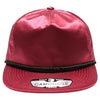 PB303 5-Panel Rope Satin Unstructured [Burgundy]