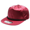 PB303 5-Panel Rope Satin Unstructured [Burgundy]