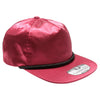PB303 5-Panel Rope Satin Unstructured [Burgundy]