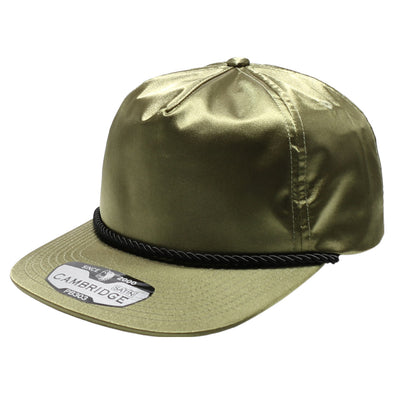 PB303 5-Panel Rope Satin Unstructured [Olive]