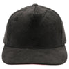 PB283 5-Panel Suede Snapback [Black/Red]