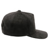 PB283 5-Panel Suede Snapback [Black/Red]