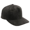 PB283 5-Panel Suede Snapback [Black/Red]