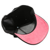 PB283 5-Panel Suede Snapback [Black/Red]